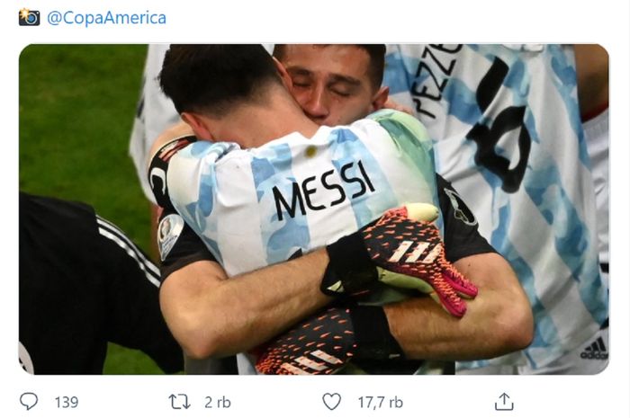 Lionel Messi dkk menghadapi Brasil dengan segala keberuntungannya di final Copa America 2021.