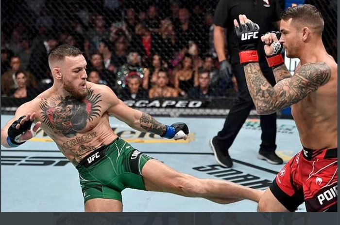 Duel Conor McGregor vs Dustin Poirier di UFC 264, Minggu (11/7/2021) WIB di Las Vegas.