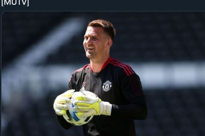 Tom Heaton, kiper gaek Manchester United.