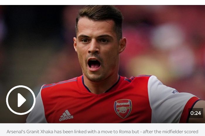 Gelandang Arsenal, Granit Xhaka.