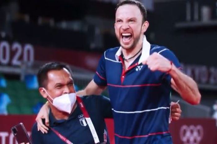 Muamar Qadafi jadi sosok yang ikut berjasa membawa Kevin Cordon melaju ke semifinal Olimpiade Tokyo 2020.