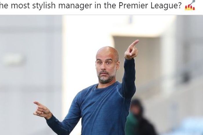 Pelatih Manchester City, Pep Guardiola.