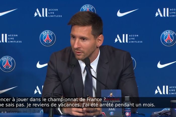 Lionel Messi mengaku dirinya senang bergabung dengan Paris Saint-Germain karena klub tersebut bergerak cepat alias gercep demi mendapatkannya. 