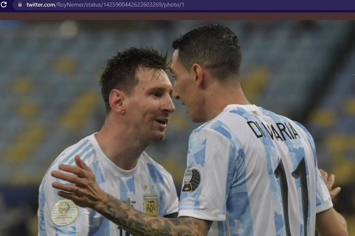 Bergabungnya Lionel Messi ke Paris Saint-Germain membuat mimpi Angel Di Maria terwujud hanya dalam satu bulan.