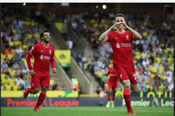 Striker Liverpool, Diogo Jota, dipercaya Juergen Klop tampil sebagai starter dan The Reds mengincar 3 poin.