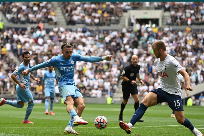 Manchester City takluk 0-1 dari Tottenham Hotspur pada laga pembuka Liga Inggris 2021-2022.