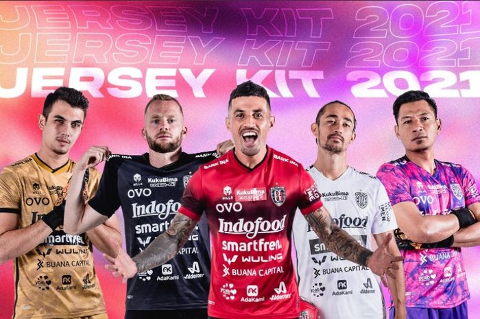 Jesey baru Bali United untuk Liga 1 musim 2021-2022