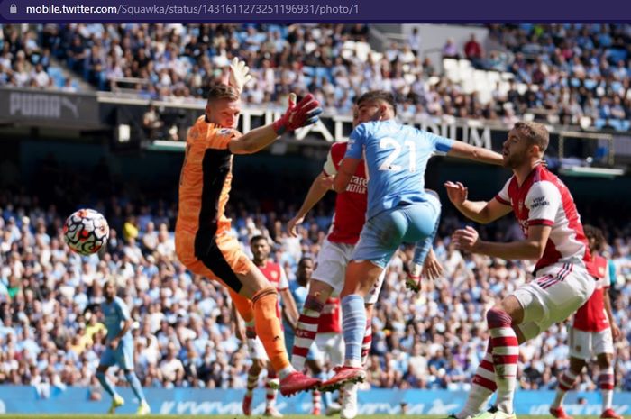 Arsenal mengulang rekor celaka 67 tahun lalu setelah dipermalukan Manchester City di Liga Inggris 2021-2022.