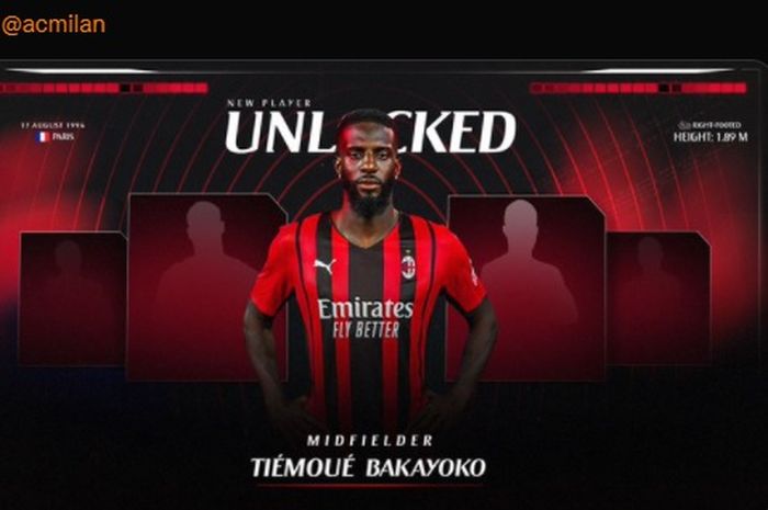 Sudah anggap AC Milan seperti rumah, Tiemoue Bakayoko mengakui dirinya ingin menetap lebih lama di Rossoneri.