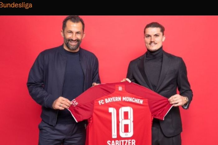 Penggawa RB Leipzig, Marcel Sabitzer, resmi bergabung dengan klub rival, Bayern Muenchen.