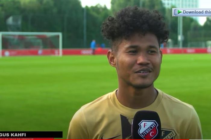 Bagus Kahfi mengakui instingnya sebagai striker yang membantu dirinya mencetak gol kedua untuk Jong FC Utrecht dalam laga melawan La Louviere Centre, Jumat (3/9/2021).