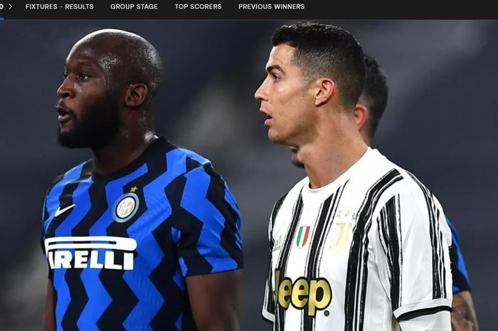 Romelu Lukaku (kiri) dan Cristiano Ronaldo (kanan) ketika sama-sama bersaing di Liga Italia musim lalu.