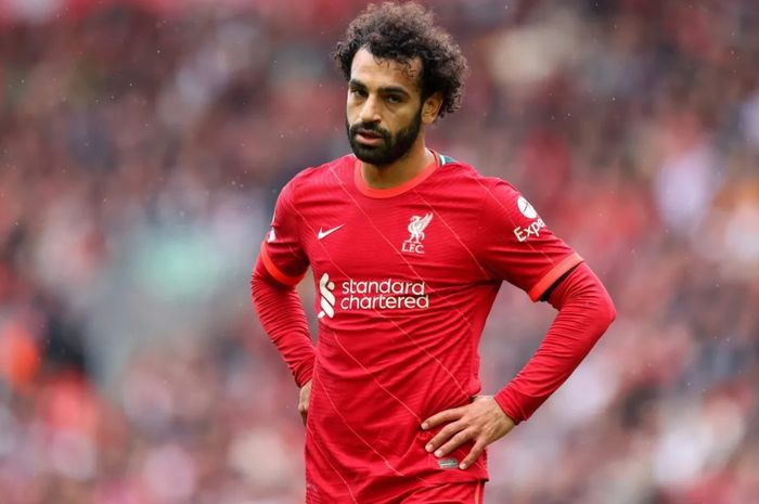 Striker Liverpool, Mo Salah, kini tercatat telah membukukan total 100 gol selama berkarier di Liga Inggris.