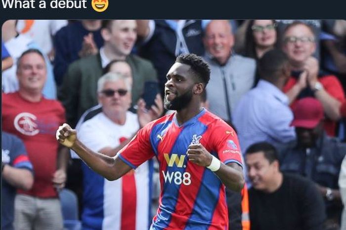 Odsonne Edouard mencetak gol dalam debutnya untuk Crystal Palace kontra Tottenham Hotspur.