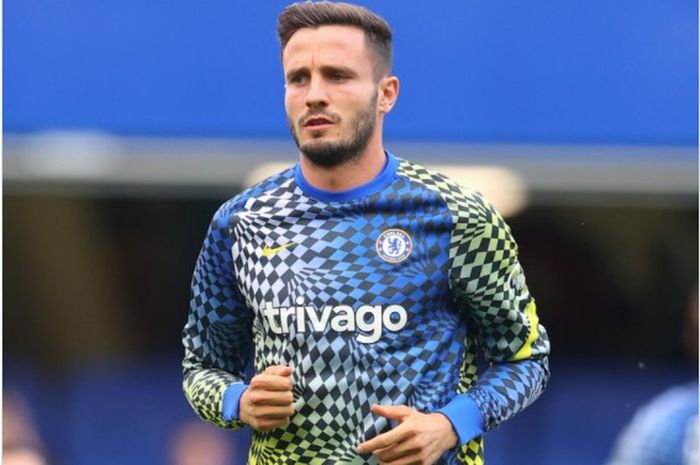 Gelandang Atletico Madrid, Saul Niguez, yang dipinjamkan ke Chelsea pada musim 2021-2022.