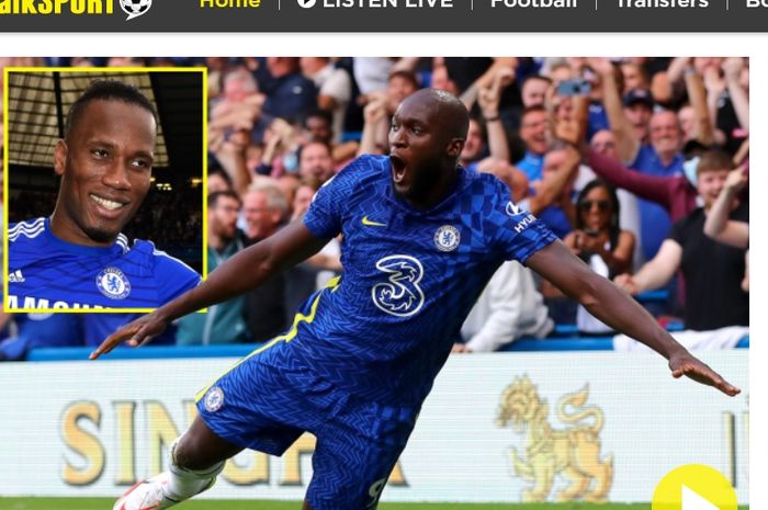 Romelu Lukaku diejek oleh Didier Drogba karena gagal meniru selebrasi khasnya.