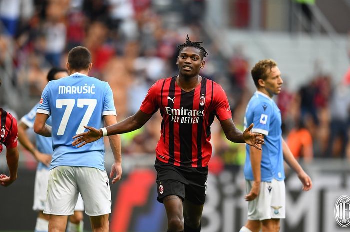 Rafael Leao turut menyumbang satu gol dalam kemenangan 2-0 AC Milan atas Lazio pada laga pekan ke-3 Liga Italia 2021-2022.