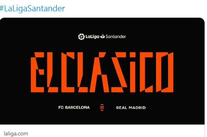 Logo baru El Clasico yang diluncurkan LaLiga.