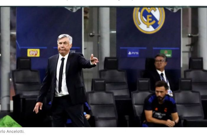 Pelatih Real Madrid, Carlo Ancelotti