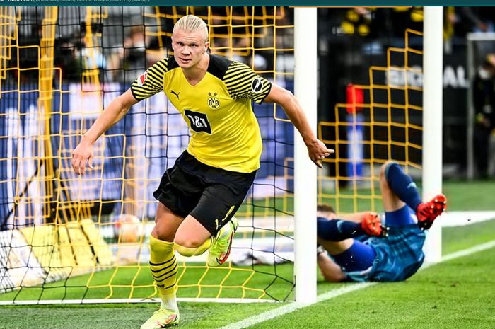 Penyerang Borussia Dortmund, Erling Haaland.