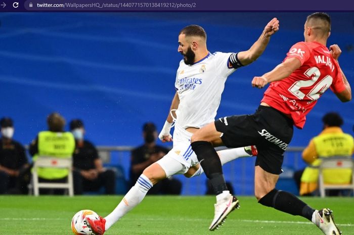 Karim Benzema berhasil melewati Lionel Messi dan Cristiano Ronaldo, sementara Marco Asensio mengkhianati Real Mallorca dalam pesta gol Real Madrid.