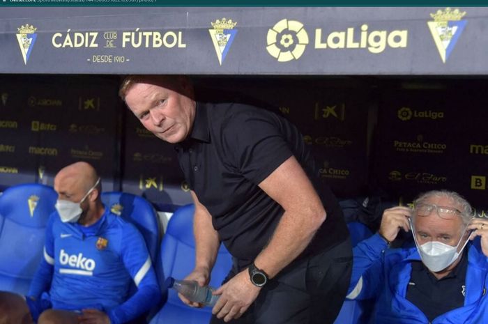 Pelatih Barcelona, Ronald Koeman.