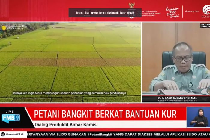 Dialog Produktif Kabar Kamis Siang Forum Merdeka Barat 9 (FMB 9) - KPCPEN (23/9/2021).