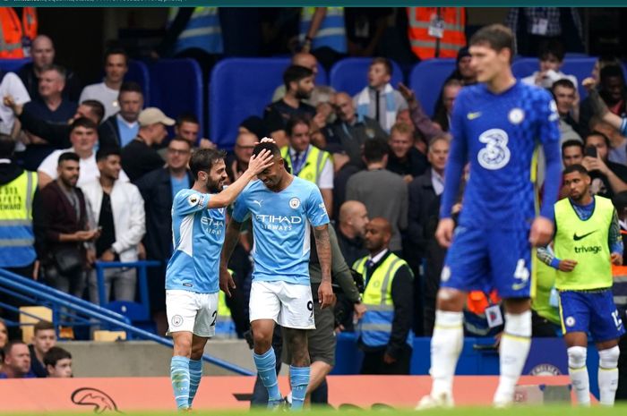 Manchester City menang 1-0 atas Chelsea pada laga pekan keenam Liga Inggris 2021-2022.