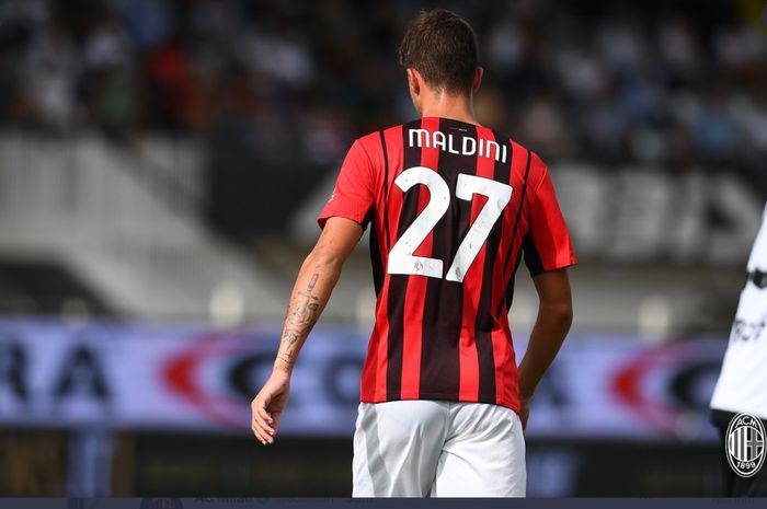 Daniel Maldini untuk pertama kalinya menjadi starter di Liga Italia saat AC Milan bertamu ke kandang Spezia pada pekan ke-6 Liga Italia, Sabtu (25/9/2021).