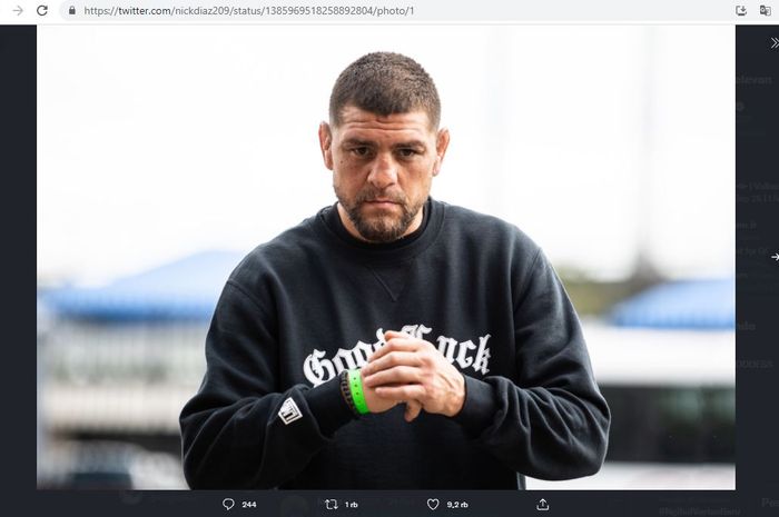 Petarung UFC, Nick Diaz, yang merupakan kakak dari Nate Diaz. 