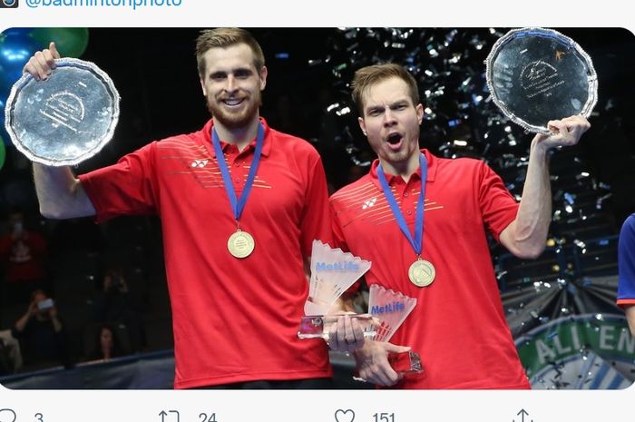 Pasangan ganda putra juara All England 2016, Vladimir Ivanov/Ivan Sozono, menjadi andalan Rusia untuk mencuri poin saat menghadapi Indonesia pada laga pertama Sudirman Cup 2021.