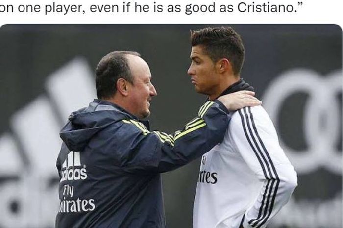 Ditanya soal cara jaga Cristiano Ronaldo, Rafael Benitez bahas pengalaman saat bersama dengan Ronaldo di Real Madrid.