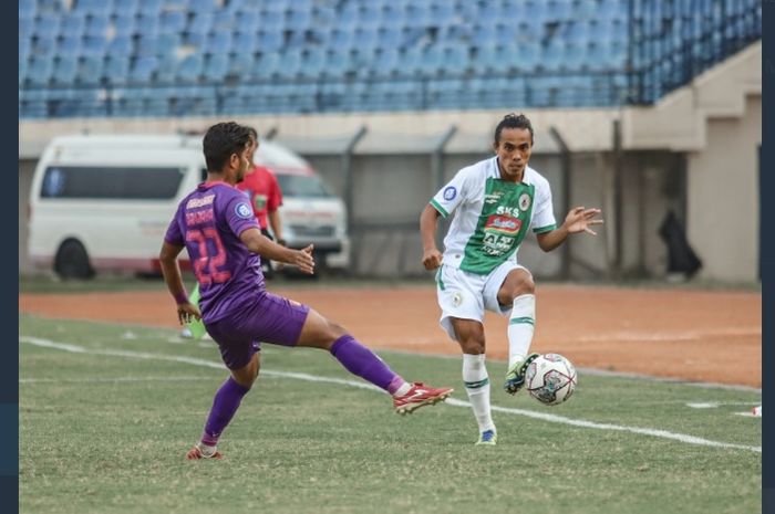 Laga Persik Kediri vs PSS Sleman dalam lanjutan pekan ke-6 Liga 1 2021.