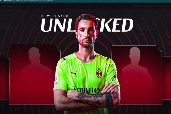 Mantan kiper AS Roma, Antonio Mirante resmi direkrut oleh AC Milan.