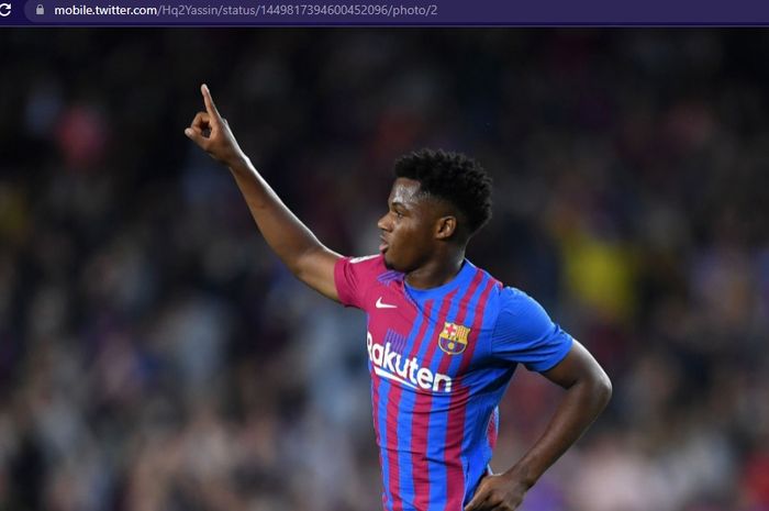 Wonderkid Barcelona, Ansu Fati.