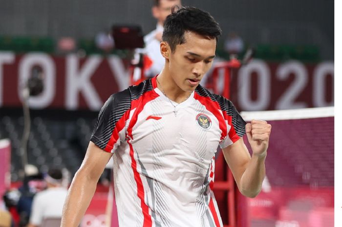 Pemain tunggal putra Indonesia Jonatan Christie.