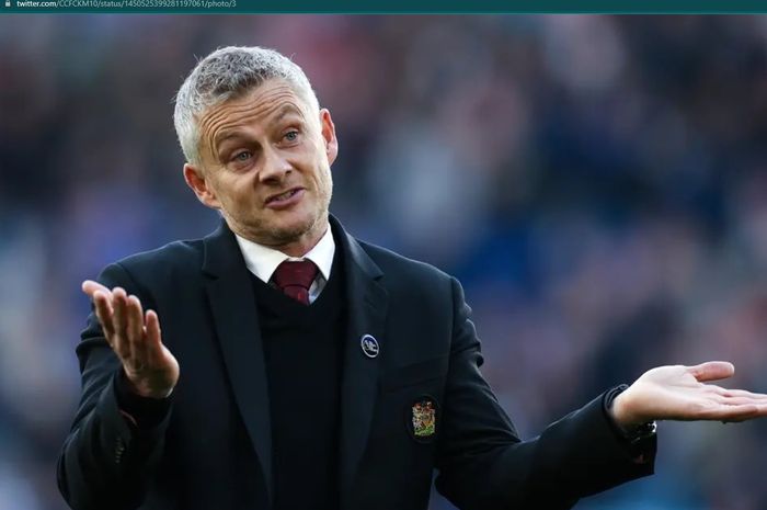 Pelatih Manchester United, Ole Gunnar Solskjaer.