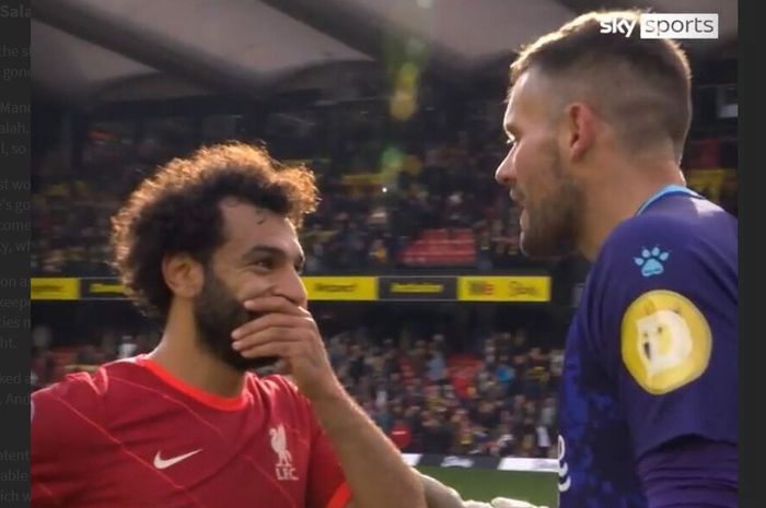 Eks kiper Manchester United, Ben Foster, yakin Mohamed Salah adalah pemain terbaik dunia usai mengobrol di akhir laga antara Liverpool dan Watford.