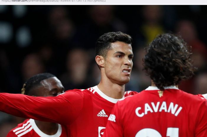 Cristiano Ronaldo tatap hakim garis, gol Spurs batal, Man United senyum berkat CR7 dalam laga Liga Inggris di Tottenham Hotspur Stadium.