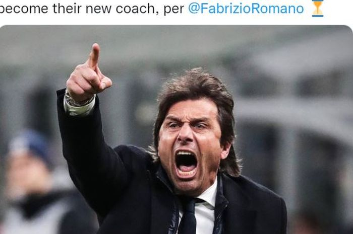 Antonio Conte resmi latih Tottenham Hotspur, ubah pikiran meski dibujuk dari Juni 2021.