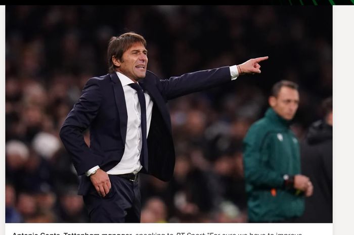 Pelatih anyar Tottenham Hotspur, Antonio Conte.