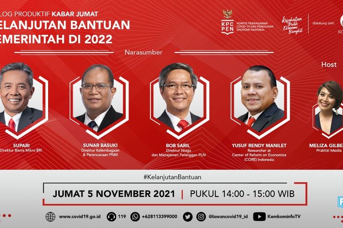 FMB 9 -KPCPEN bertajuk Kelanjutan Bantuan Pemerintah di 2022