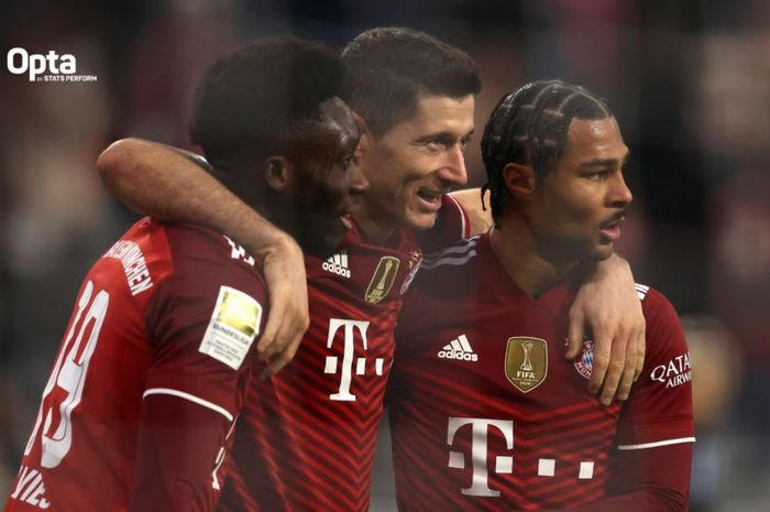 Bayern Muenchen tampil menggila dan Borussia Dortmund hancur tanpa Erling Haaland pada pekan ke-11 Bundesliga 2021-2022.