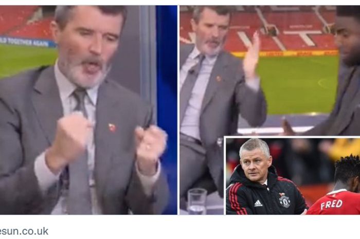  Legenda Manchester United, Roy Keane, ingin menarik kerah baju Ole Gunnar Solskjaer sambil mempertanyakan keputusannya dalam kekalahan dari Manchester City.