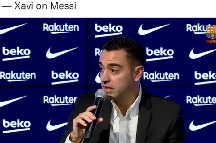 Pelatih baru Barcelona, Xavi Hernandez.