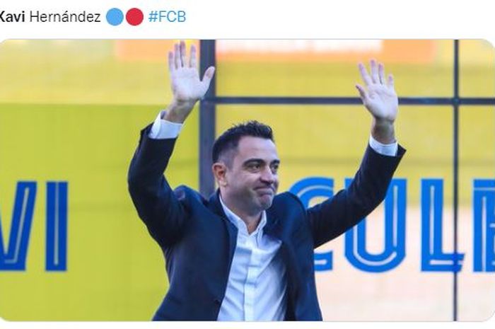 Xavi Hernandez resmi melatih Barcelona.