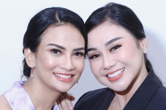 Vanessa Angel bersama sahabatnya, Lindawan