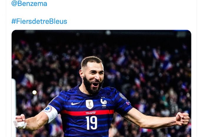 Penyerang Prancis, Karim Benzema