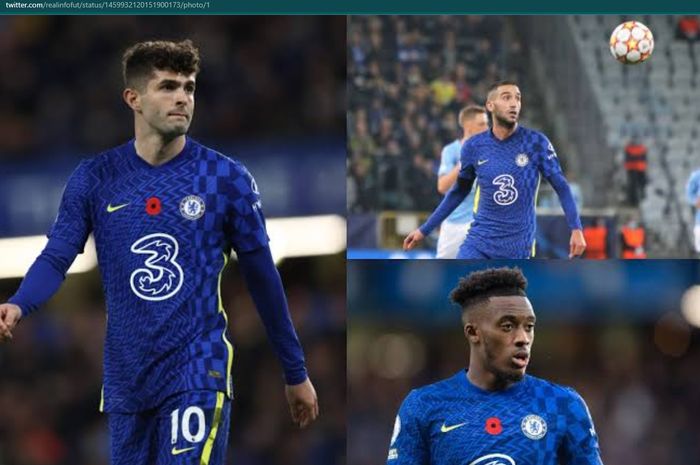 Barcelona berencana meminjam tiga pemain Chelsea, Christian Pulisic, Callum Hudson-Odoi, dan Hakim Ziyech.