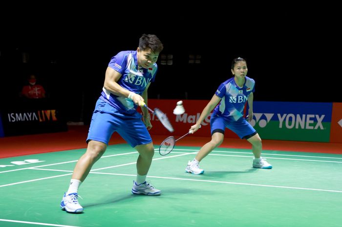 Aksi Greysia/Apriyani pada Indonesia Masters 2021, Kamis (18/11/2021)